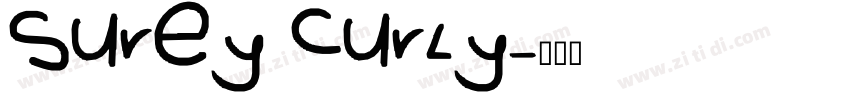 Surey Curly字体转换
